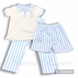 3pc Cottontail Shorts & Pant Set