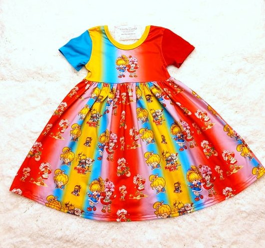 Strawberry Shortcake & Rainbow Brite 80's Dress – Waverly Scarlet
