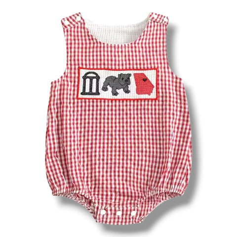 Georgia Mocked Bubble Romper