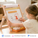 Tiny Land® Double-Sided Magnetic Tabletop Easel