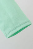 Green parade embroidery gingham dress