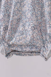 Floral bunny smocked bubble