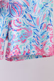 Marine creature bamboo pajama set