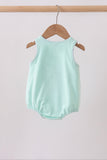 Mint Swordfish Applique Bubble