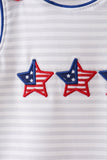 Navy Star Applique Stripe Jon Jon