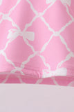 Pink Bow UPF Swim Set