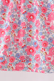 Pink Floral Bloomer Set