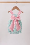 Pink Bow Floral Bubble