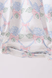 Blue Floral Bubble