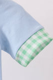 Blue Farm Embroidered Bubble