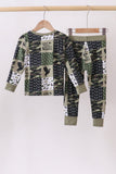 Camo Deer Bamboo Zip Pants Set