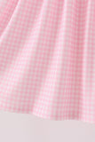 Pink Puppy Pumpkin Applique Dress