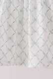 Sage pumpkin embroidery bow ruffle bloomer set