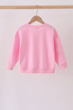 Pink bow pearl mom&me sweatshirt