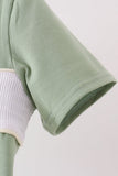 Sage Blessed Smocked Top