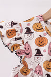 Pumpkin ruffle bloomer set