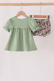 Camo Pumpkin Applique Bloomer Set