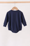 Navy football sequin bubble