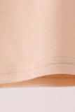 Khaki pumpkin applique top