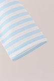 Blue airplane embroidery stripe vest set
