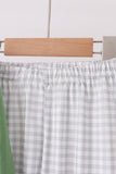 Green tools embroidery pants set