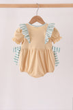 God is great god is good embroidery ruffle bubble