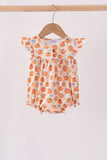 Pumpkin Bow Ruffle Bubble