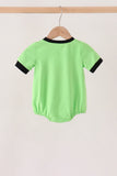 Green embroidery bubble