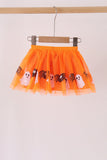 Orange spider sequin tutu skirts