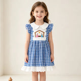 Blue Check Nativity Outfit