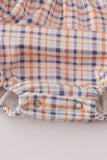 Orange turkey embroidery bubble set