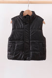 Black mom&me puffer vest