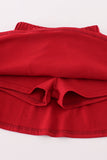 Alabama polka dot elephant french knot bow skort set