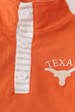 Rust Texas embroidery pants set