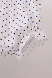 Navy nativity embroidery ruffle bloomer set