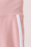 Pink Flare Double Side Stripe Active Pants