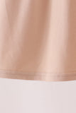 Leopard pumpkin applique dress