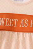 Sweet as pie embroidery bubble
