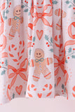 Coral gingerbread bamboo pants set