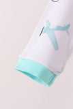 Airplane bamboo 2pc pants set