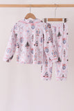 Pink nutcracker bamboo mom&me pajama set