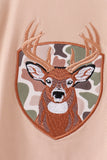 Camo Deer Applique Romper