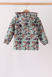 Green Camouflage Raincoat
