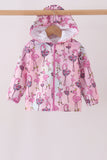 Pink Flamingo Ruffle Raincoat