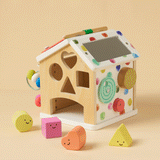 Brain & Hands Playset — Montessori Box (4–6 Months) + Activity Cube