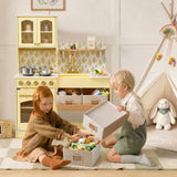 Tiny Land® Wooden Play Kitchen with Storage for Creative Toddlers