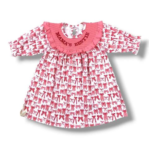 Mama's Bestie Smocked Dress