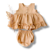 "Rebecca" Top & Bloomer Set