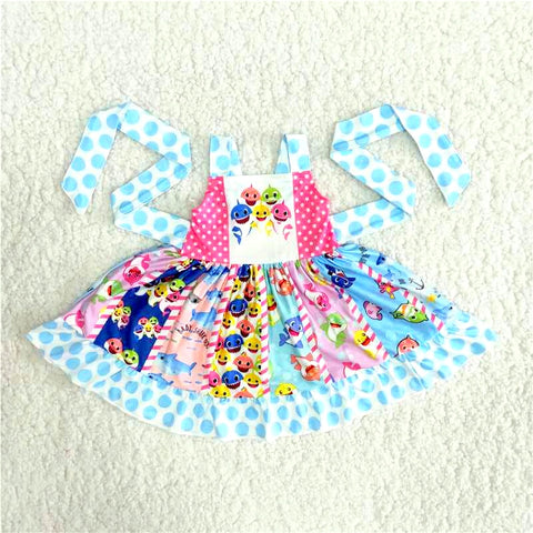 Baby Shark Twirl Dress