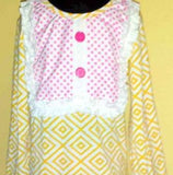 Yellow Geo Teal Floral Pant Set *Clearance